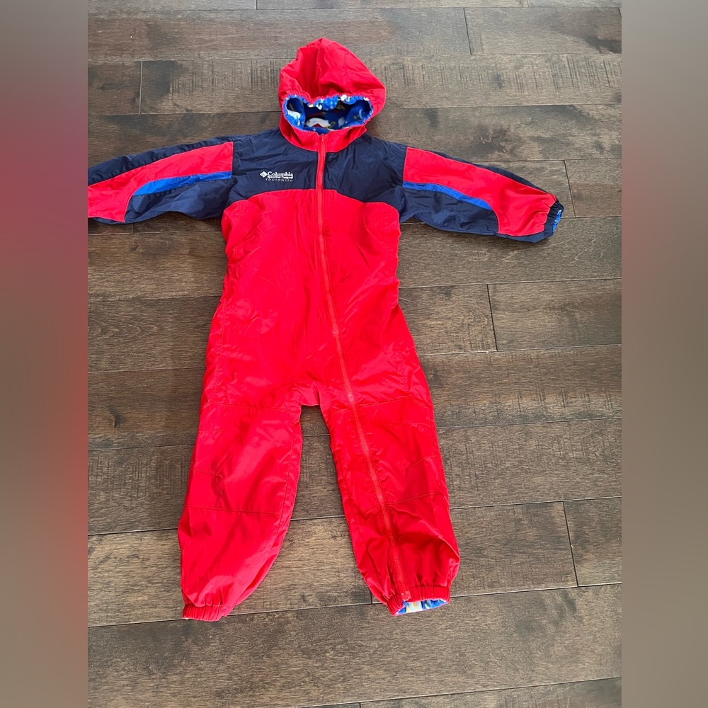 Columbia Ski Suit Snow One Piece Tectonite Kids  4T Boys Girls Vintage